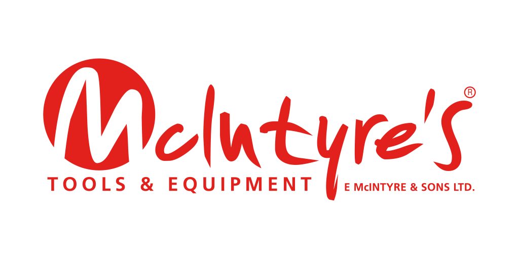 McIntyre's Tools & Equipment Logo in red